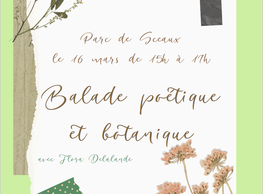 Balade botanique et poétique